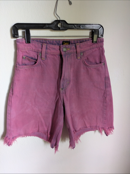Lee Pants - Lee Custom Frayed Hem Denim Shorts
